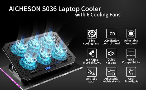 laptop cooler pad S036 B