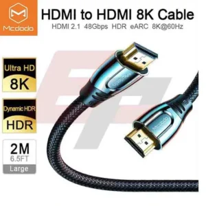 کابل اچ‌ دی‌ ام آی مک‌دودو 2 متر MCDODO HDMI to HDMI 8K Cable ca-8430