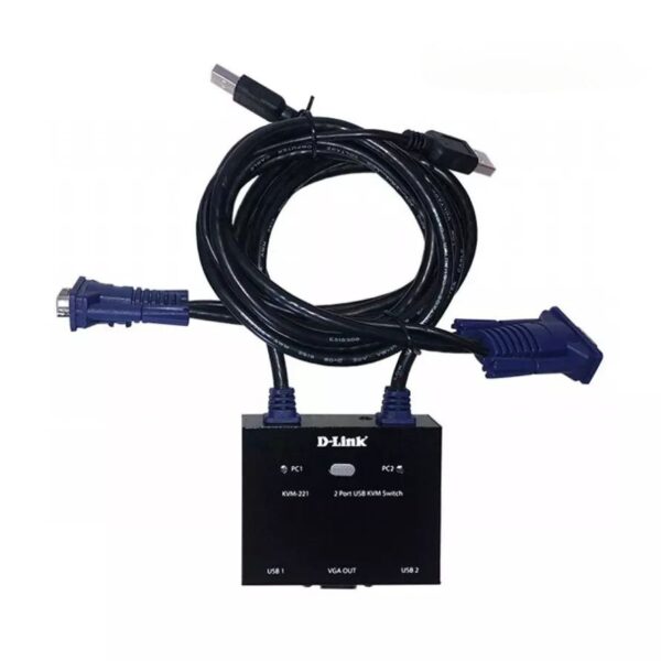 KVM Switch D-Link 2 port 221