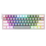 کیبورد مکانیکال گیمینگ ردراگون K617 FIZZ RGB Grey-White