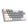 کیبورد مکانیکال گیمینگ ردراگون K617 FIZZ RGB Grey-White