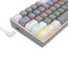 کیبورد مکانیکال گیمینگ ردراگون K617 FIZZ RGB Grey-White