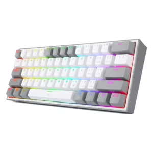 کیبورد مکانیکال گیمینگ ردراگون K617 FIZZ RGB White-Grey