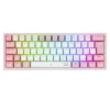 کیبورد مکانیکال گیمینگ ردراگون K617 FIZZ RGB White-Pink