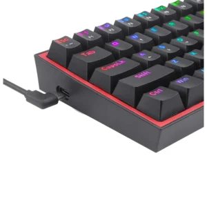 کیبورد مکانیکال گیمینگ ردراگون K617 FIZZ RGB Black