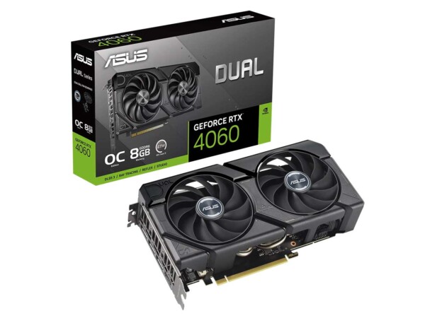 کارت گرافیک ایسوس مدل ASUS Dual GeForce RTX 4060 EVO OC Edition 8GB GDDR6